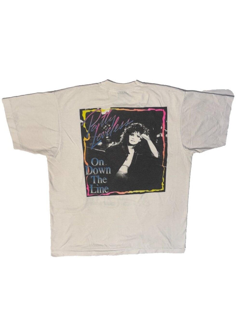 Vintage Patty Loveless On Down The Line TShirt 1990 Concert Tour Single Stitch